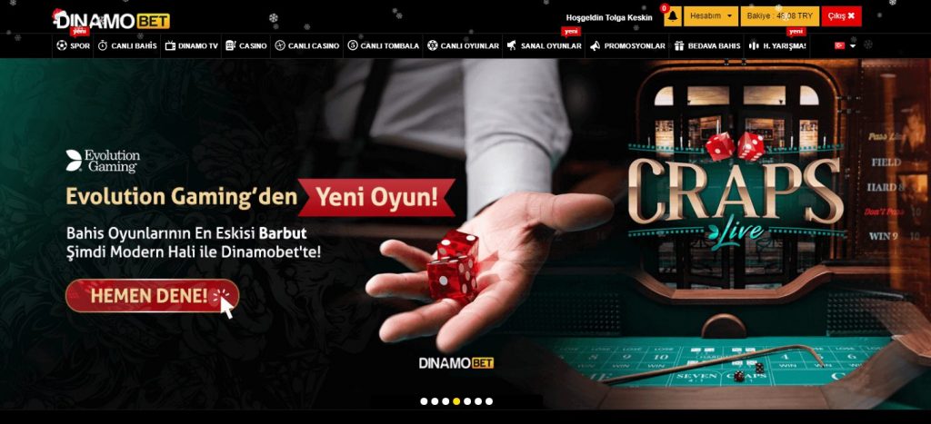 Dinamobet Site Kullanımı